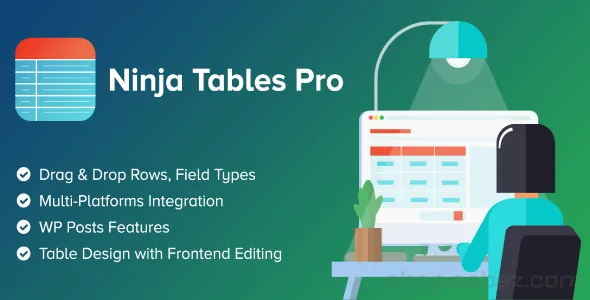 Ninja Tables Pro - The Fastest and Most Diverse WP DataTables Plugin