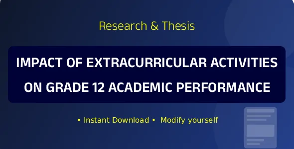 Impact of Extracurricular Activities on Grade 12 Academic Performance