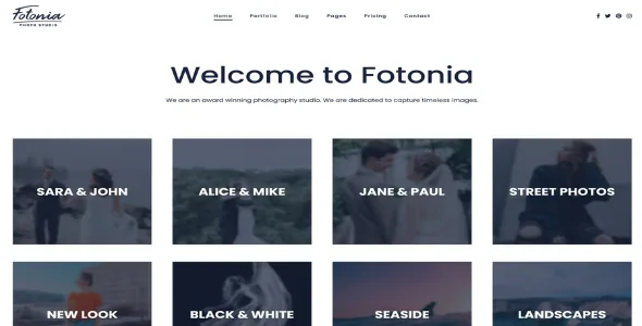 Fotonia - Portfolio Photography Theme for WordPress v1.7.3