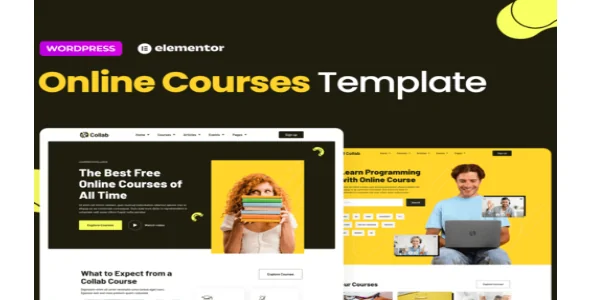 Collab – Online Courses Elementor Template Kit