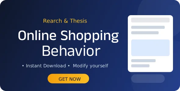 Research Paper: Consumer Online Buying Behavior Case Study