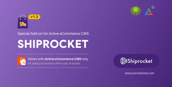 Active eCommerce Shiprocket Add-on