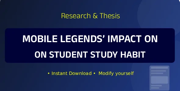 Mobile Legends’ Impact on Student Study Habits