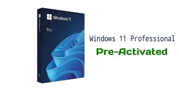 Windows 11 Professional Preactivated