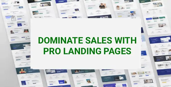 Professional Sales Landing Page Master Bundle