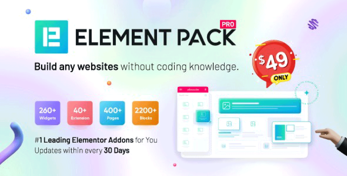 Element Pack Pro - Premium Addon for Elementor WordPress Plugin