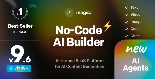 MagicAI - OpenAI Content, Text, Image, Chat, Code Generator SaaS